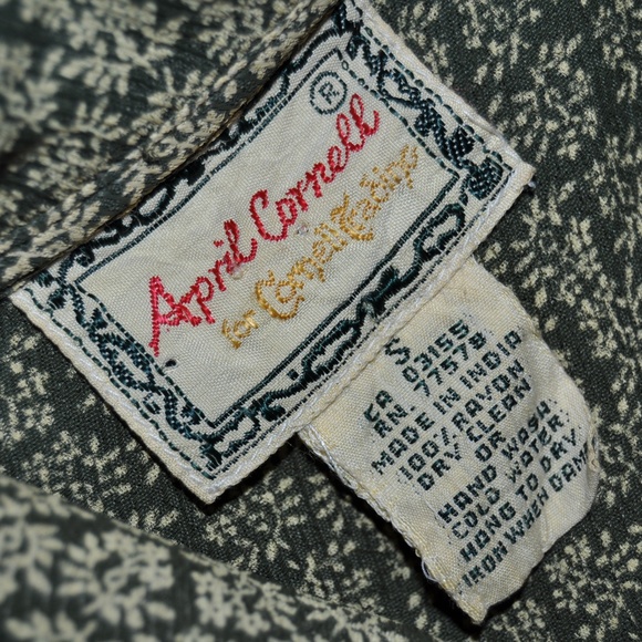 Vintage APRIL CORNELL Floral Maxi/Midi Dress [A9] - Picture 3 of 5